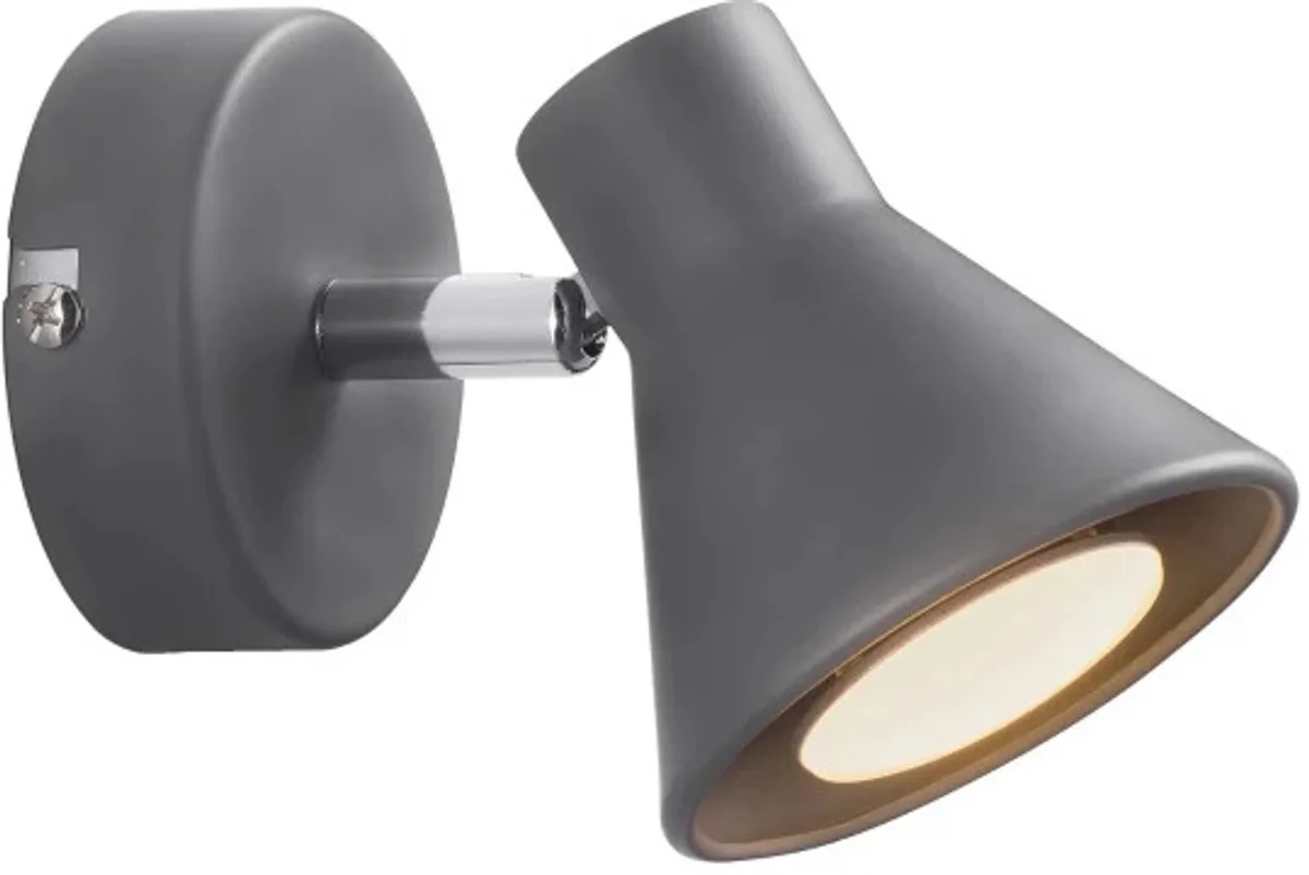 Doos 3x Nordlux Eik LED Wandlamp | 1x GU10 Max 35W | Dimbaar van Nordlux in Grijs – productfoto