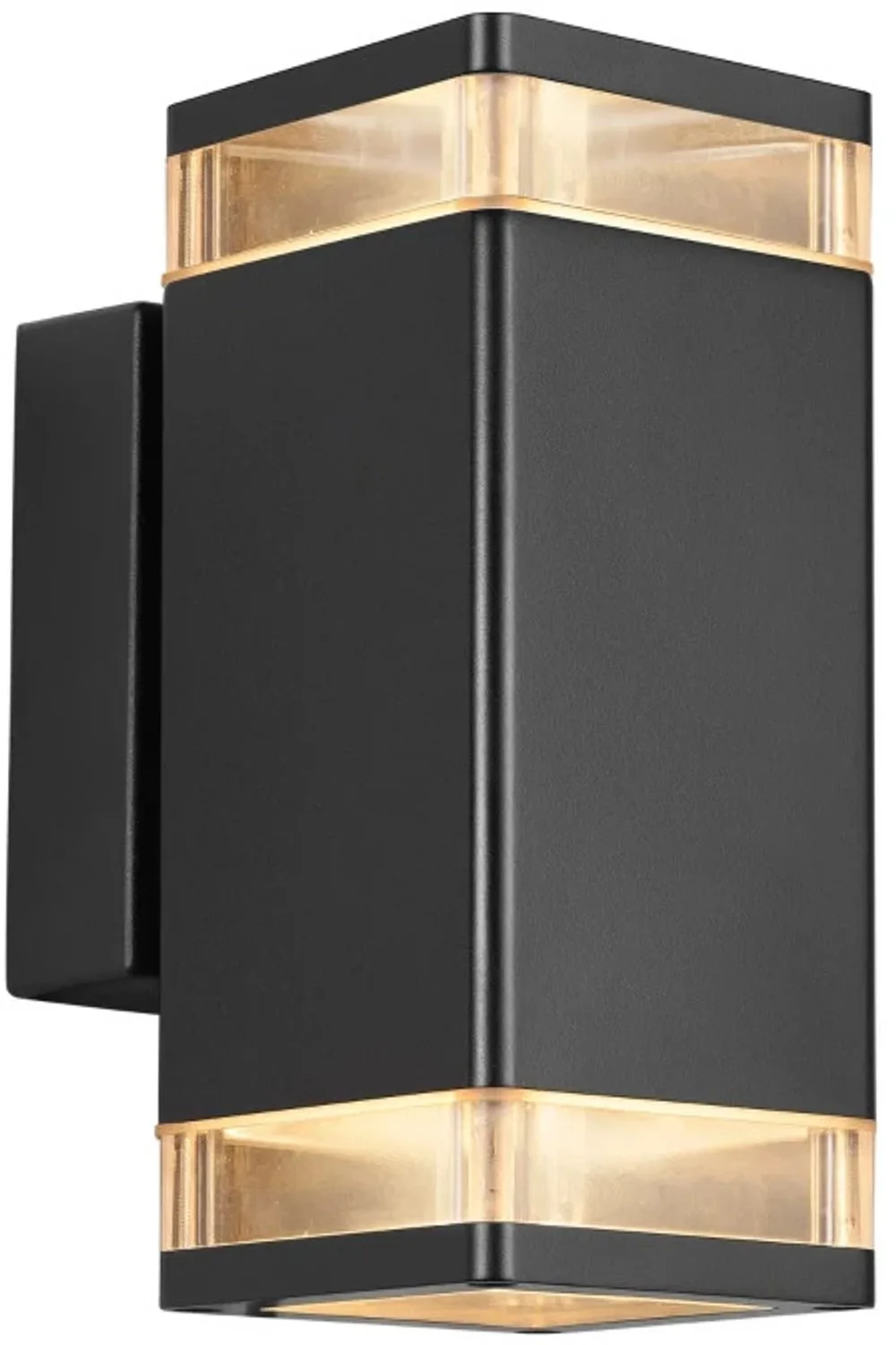 Doos 3x Nordlux Elm LED Wandlamp | 2x GU10 Max 20W | ip44 | Dimbaar fra Nordlux i Sort – produktbillede
