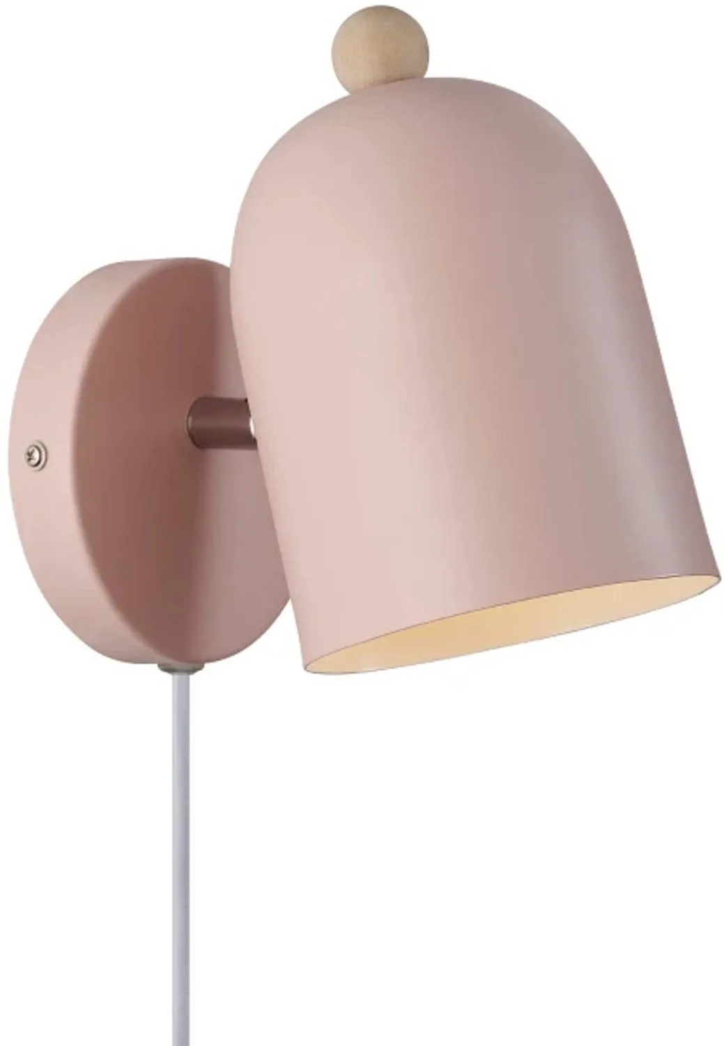 Doos 3x Nordlux Gaston LED Wandlamp | 1x E27 Max 15W | Dimbaar van Nordlux in Roze – productfoto