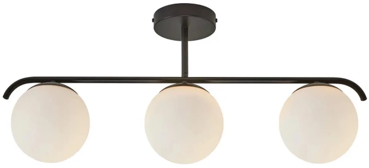 Doos 3x Nordlux Grant LED Plafondlamp | 3x E14 Max 25W | Dimbaar by Nordlux in Black – product photo