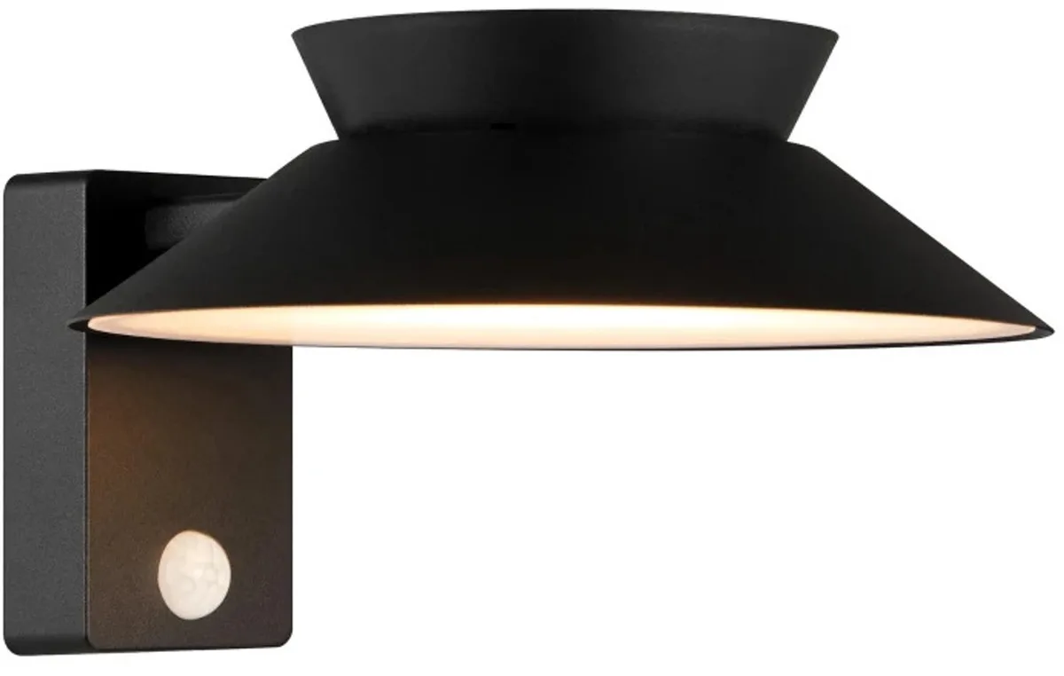 Doos 3x Nordlux Justina LED Wandlamp | 5W 3000K 400lm 830 | ip44 | Bewegingssensor de Nordlux en Noir – photo produit