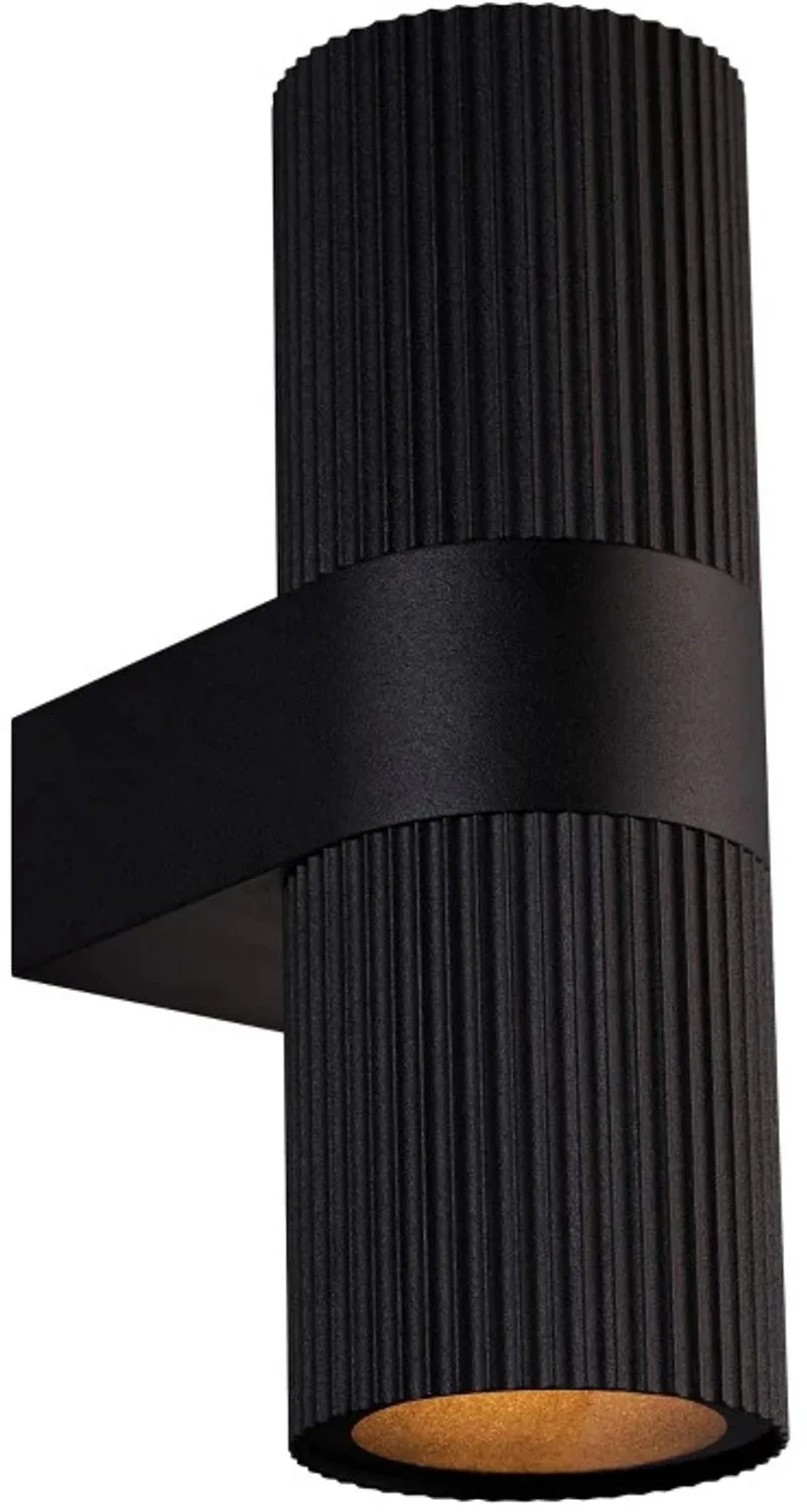 Doos 3x Nordlux Kyklop LED Wandlamp | 2x GU10 Max 25W | ip44 | Dimbaar de Nordlux en Noir – photo produit