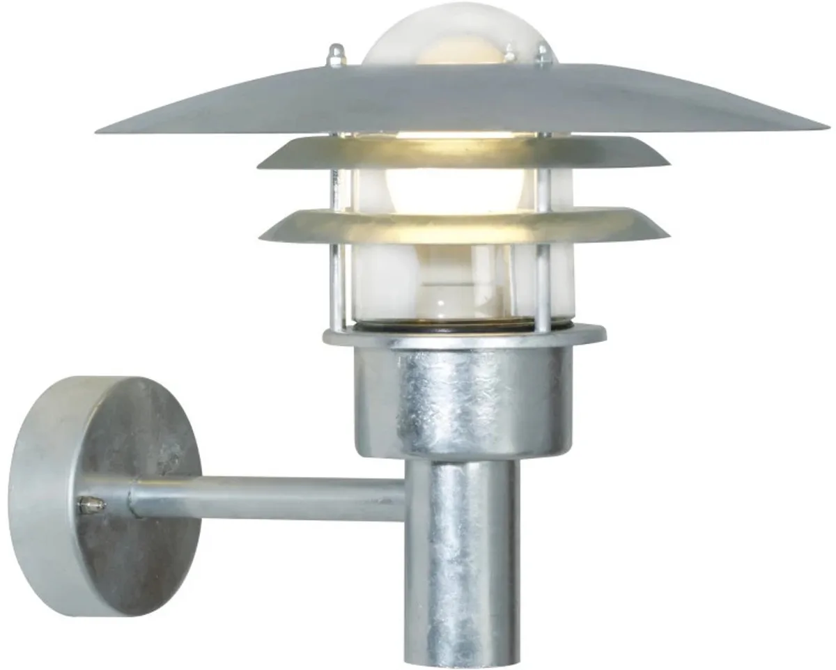 Doos 3x Nordlux Lønstrup LED Wandlamp | 1x E27 Max 60W | ip44 | Dimbaar de Nordlux en Argent – photo produit