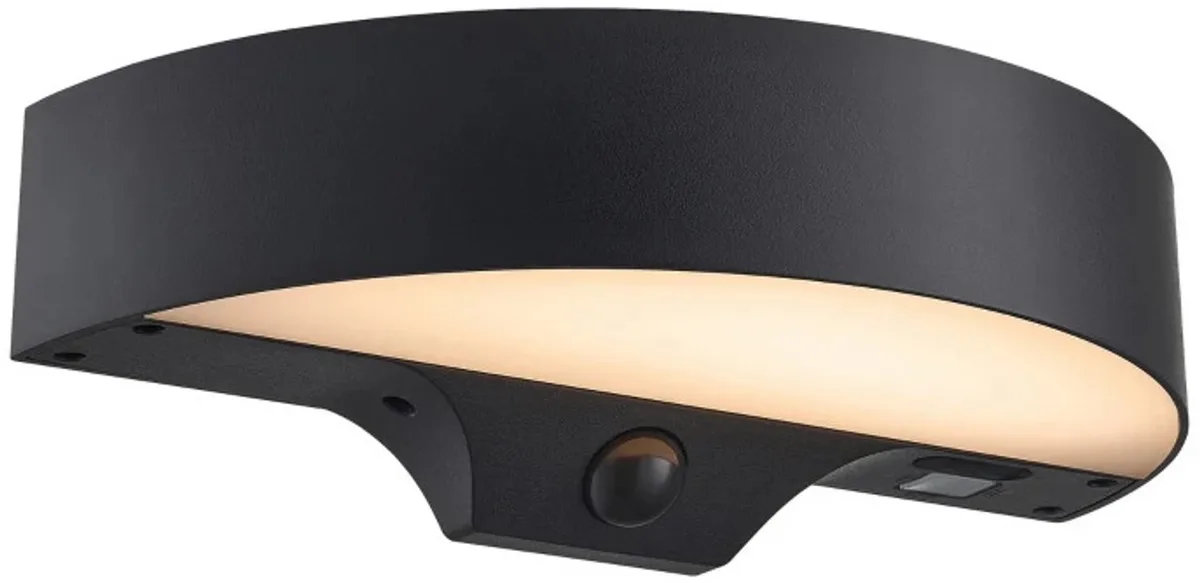Doos 3x Nordlux Monay LED Wandlamp | 5W 3000K 200lm 830 | ip44 | Dimbaar Bewegingssensor de Nordlux en Noir – photo produit