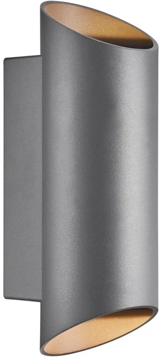 Doos 3x Nordlux Nico LED Wandlamp | 2x GU10 Max 35W | ip44 | Dimbaar | Zwart de Nordlux en Anthracite – photo produit