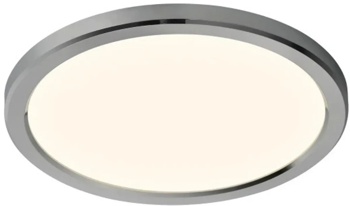 Doos 3x Nordlux Oja LED Plafondlamp | 14.5W 3000K/4000K 1600lm 830/840 | ip44 | Zilver von Nordlux in Chrom – Produktfoto