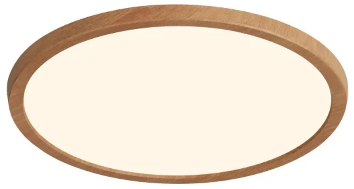 Doos 3x Nordlux Oja LED Plafondlamp | 17W 2700K 1600lm 827 | ip44 | Dimbaar de Nordlux en Marron – photo produit