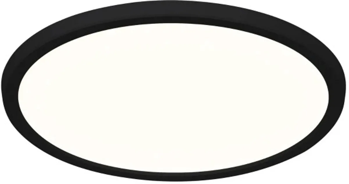 Doos 3x Nordlux Oja LED Plafondlamp | 17W 3000K/4000K 1700lm 830/840 | ip54 | Dimbaar van Nordlux in Zwart – productfoto
