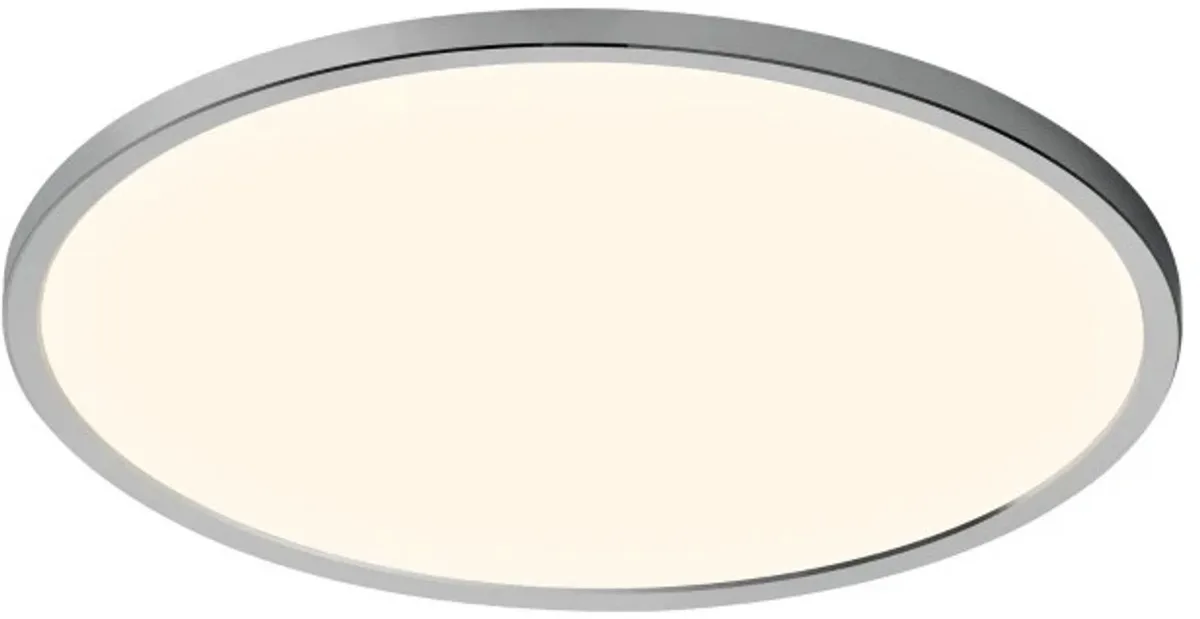 Doos 3x Nordlux Oja LED Plafondlamp | 19W 3000K/4000K 2100lm 830/840 | ip44 | Zilver von Nordlux in Chrom – Produktfoto