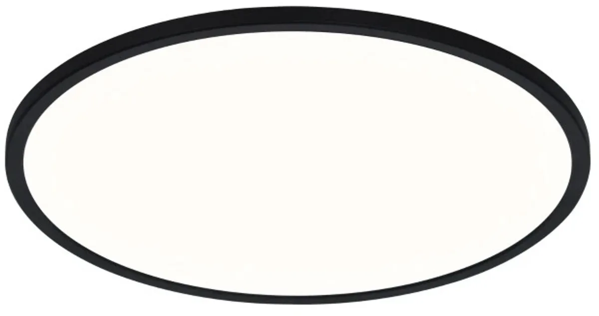 Doos 3x Nordlux Oja LED Plafondlamp | 19W 3000K/4000K 2200lm 830/840 | ip54 van Nordlux in Zwart – productfoto