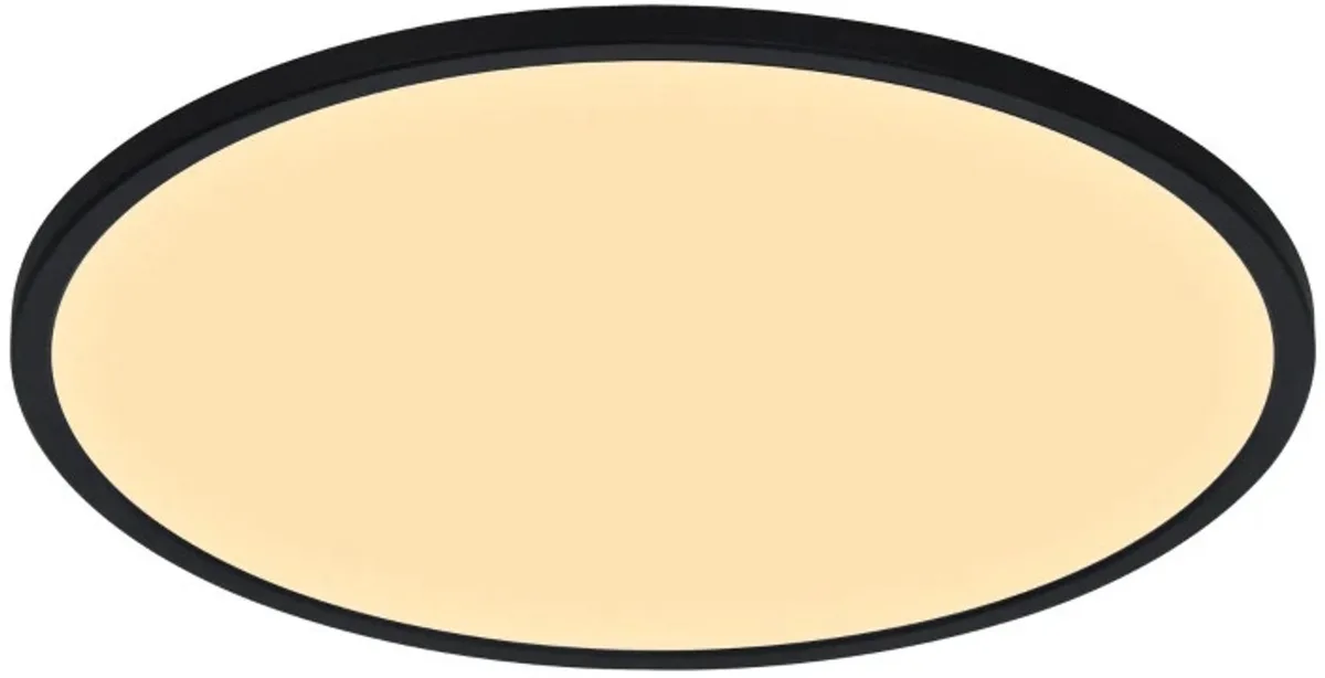 Doos 3x Nordlux Oja LED Plafondlamp | 28W 2700K 3200lm 827 | Dimbaar by Nordlux in Black – product photo