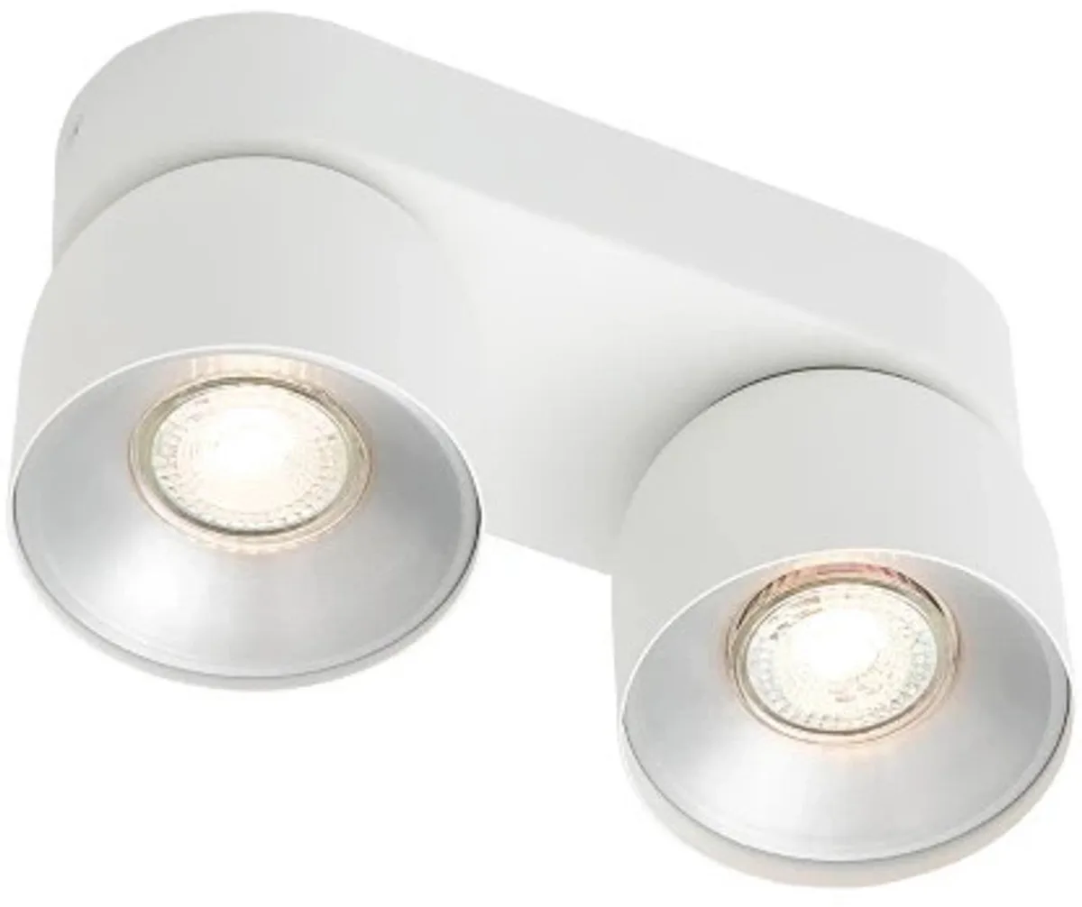Doos 3x Nordlux Pitcher LED Opbouwspot | 2x GU10 Max 10W | Dimbaar by Nordlux in White – product photo