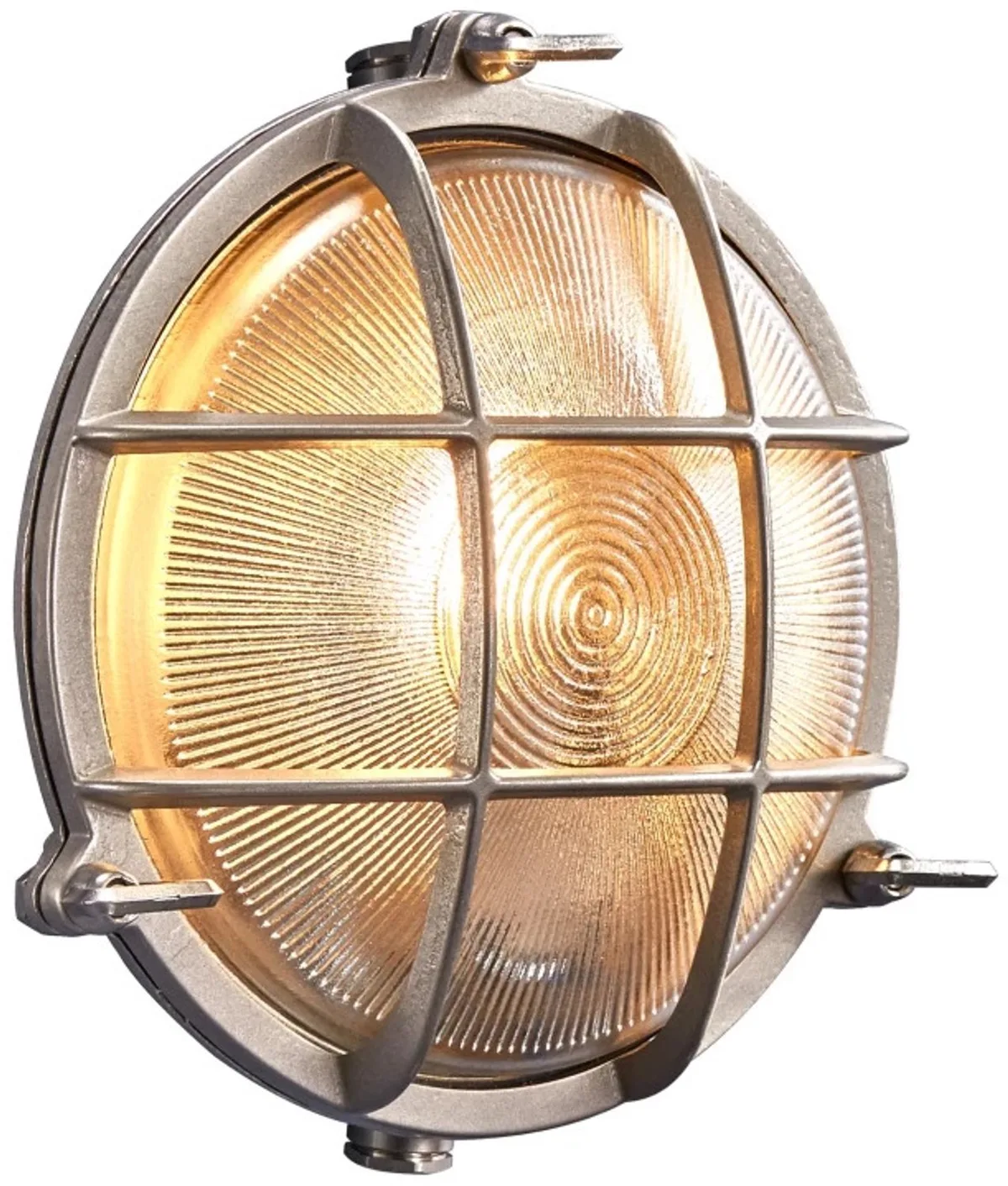 Doos 3x Nordlux Polperro LED Wandlamp | 1x E27 Max 12.5W | ip44 | Dimbaar | Zilver von Nordlux in Nikkel – Produktfoto