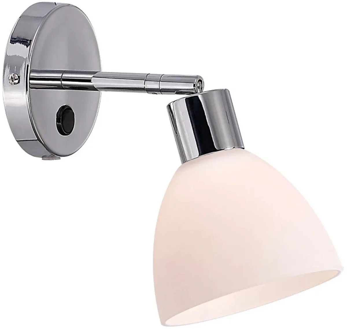 Doos 3x Nordlux Ray LED Wandlamp | 1x E14 Max 25W | Dimbaar | Zilver fra Nordlux i Krom – produktbillede
