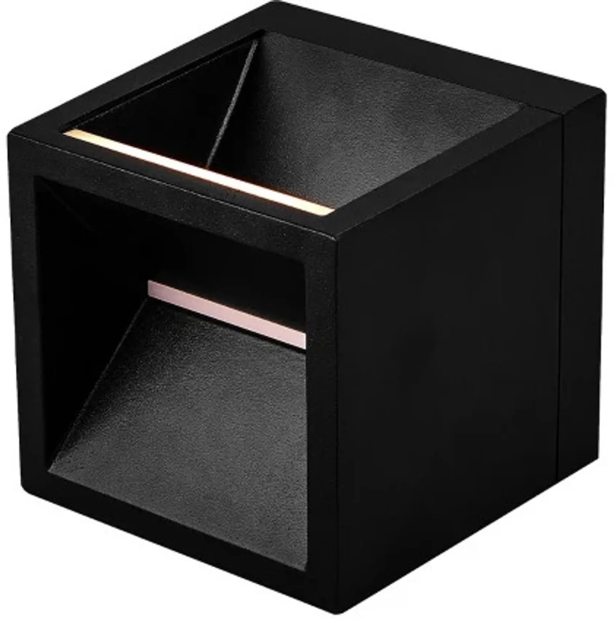 Doos 3x Nordlux Rivo LED Wandlamp | 8W 3000K 240lm 830 | ip54 von Nordlux in Schwarz – Produktfoto