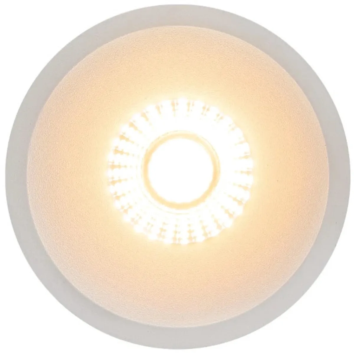 Doos 6x Nordlux Albric Ø90mm LED Inbouwspot | 8W 2700K 620lm 927 | ip44 | Dimbaar fra Nordlux i Hvid – produktbillede