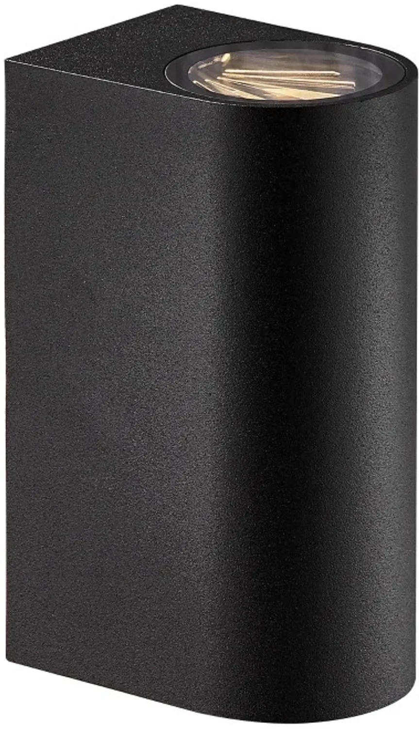 Doos 6x Nordlux Asbol LED Wandlamp | 13.3W 3000K 350lm 830 | ip44 fra Nordlux i Sort – produktbillede