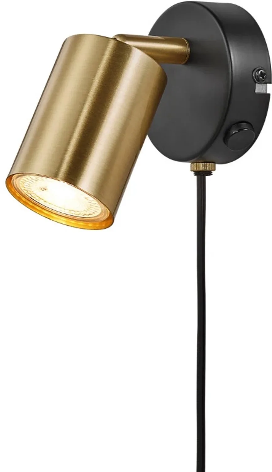 Doos 6x Nordlux Explore LED Wandlamp | 1x GU10 Max 7W | Dimbaar | Goud de Nordlux en Laiton – photo produit