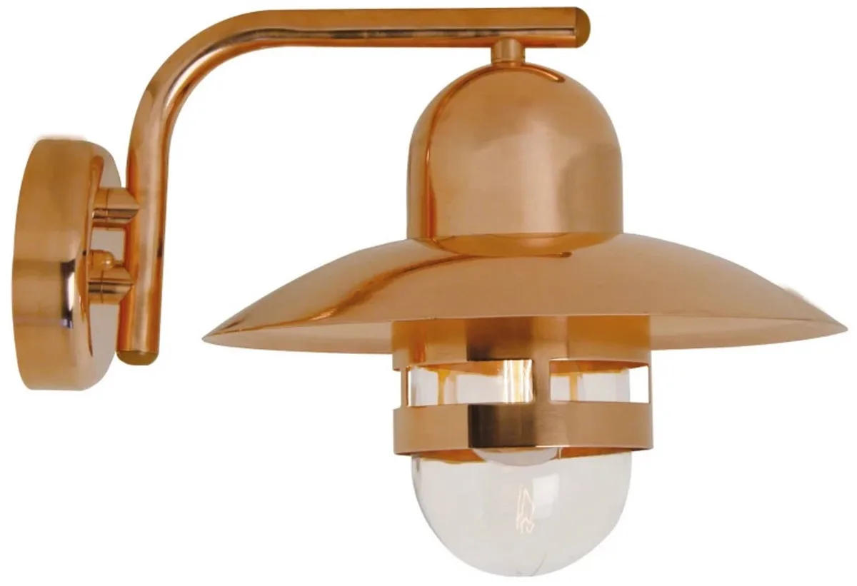 Doos 6x Nordlux Nibe LED Wandlamp | 1x E27 Max 60W | ip44 | Dimbaar | Bruin fra Nordlux i Kobber – produktbillede