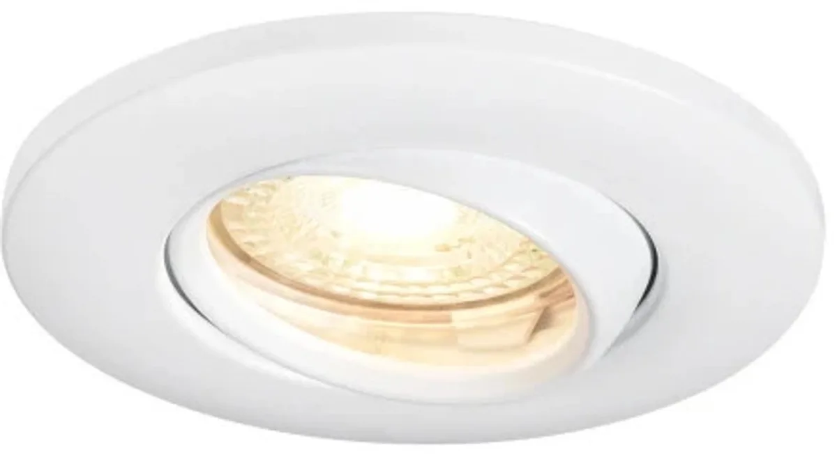 Doos 6x Nordlux Umberto Ø79mm LED Inbouwspot | 1x GU10 Max 7.5W | ip44 | Dimbaar van Nordlux in Wit – productfoto