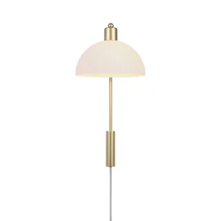 Ellen 20-wandlamp-E14-messing/opaal wit fra Nordlux i Messing – produktbillede 2 af 2
