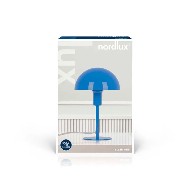 Lampe à poser ELLEN Mini métal bleu IP20 E14 de Nordlux en Bleu – photo produit 4 sur 6