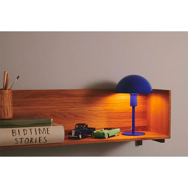 Lampe à poser ELLEN Mini métal bleu IP20 E14 de Nordlux en Bleu – photo produit 3 sur 6