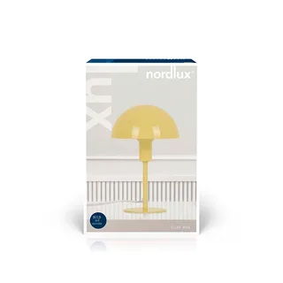 Lampe à poser ELLEN Mini métal jaune IP20 E14 de Nordlux en Jaune – photo produit 4 sur 6