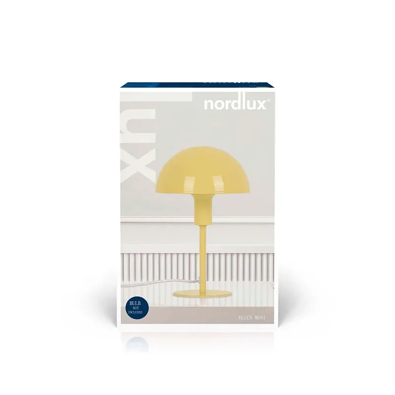 Lampe à poser ELLEN Mini métal jaune IP20 E14 de Nordlux en Jaune – photo produit 4 sur 6