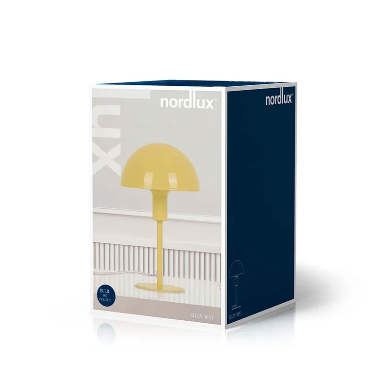 Lampe à poser ELLEN Mini métal jaune IP20 E14 de Nordlux en Jaune – photo produit 5 sur 6
