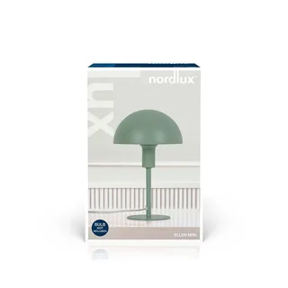 Bordlampe Ellen Mini i metal, støvgrøn fra Nordlux i Pastel Groen – produktbillede 4 af 6