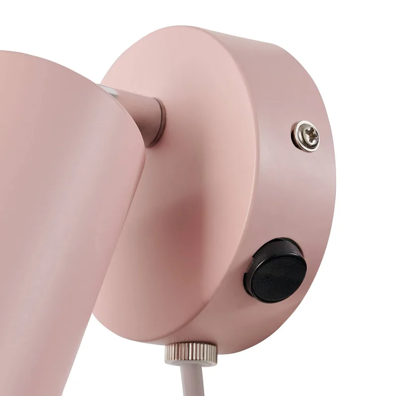 Liten Väggspot Explore med Kontakt från Nordlux i Pastel Roze – produktbild 2 av 3