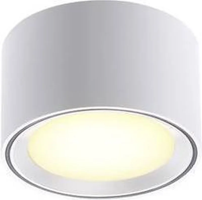 LED-loftlampe Fallon, højde 6 cm fra Nordlux i Wit Wit – produktbillede 1 af 4