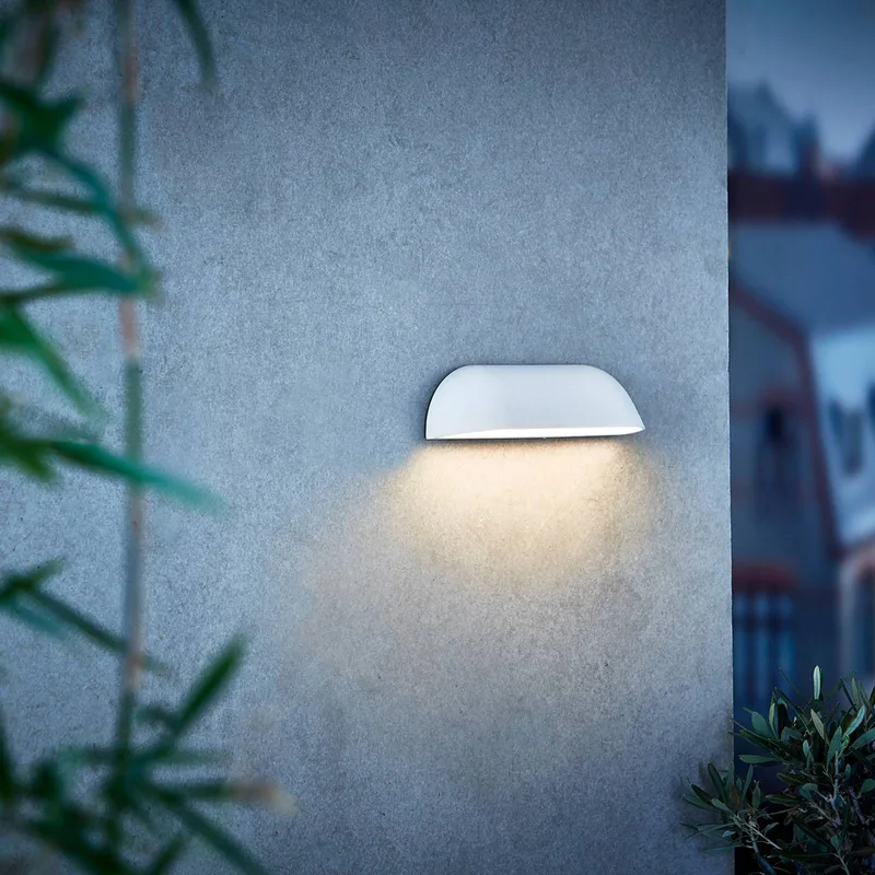 Front 26 udendørs LED-væglampe, hvid fra Nordlux i Hvid – produktbillede 2 af 2