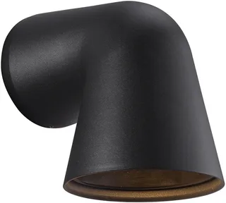 Modern utomhusvägglampa Front i svart från Nordlux i Svart – produktbild 1 av 4