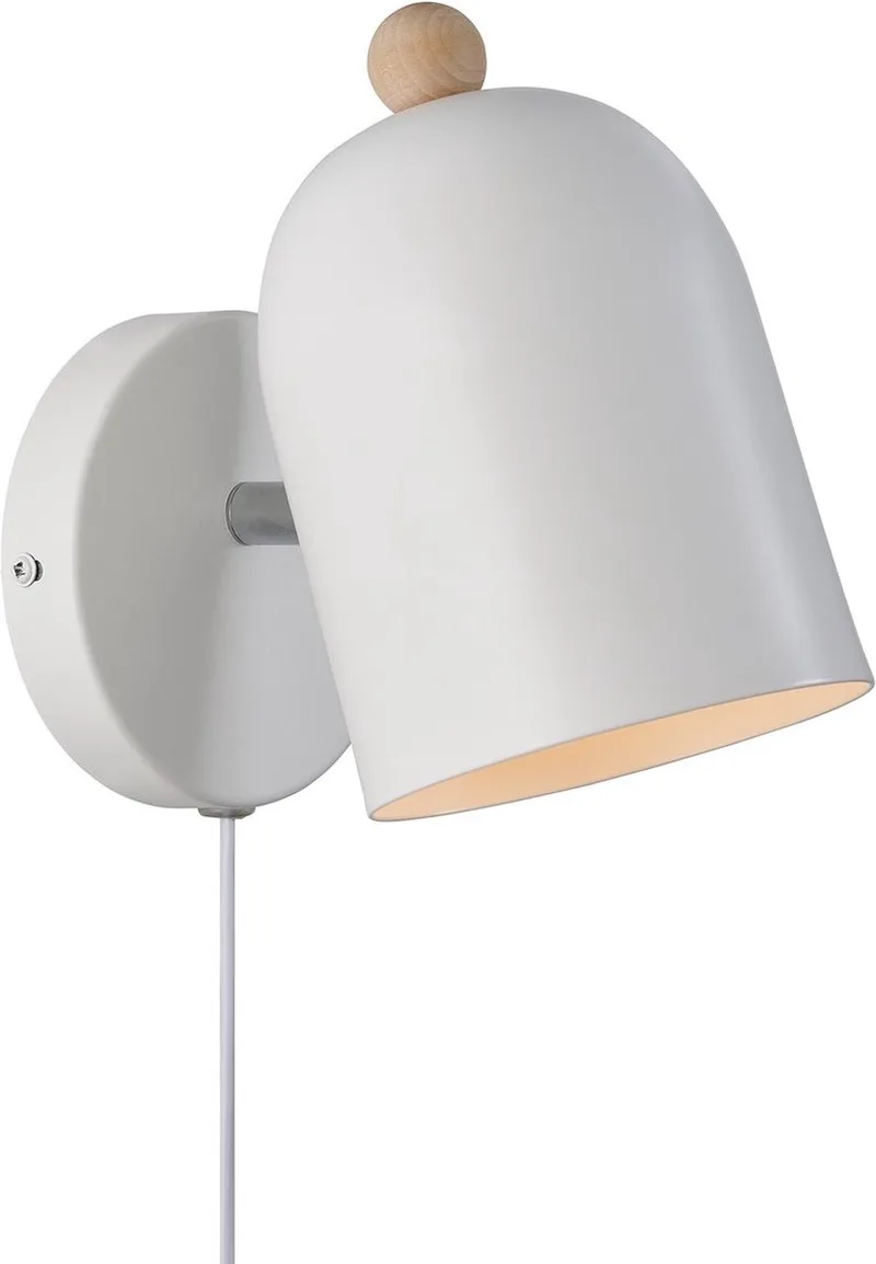 LED-Vägglampa Gaston från Nordlux i Vit – produktbild 1 av 3