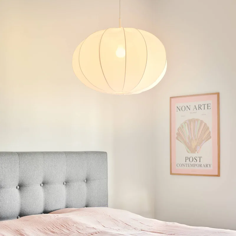 Hanglamp Aeron 60 met stoffen kap Ø 60 cm by Nordlux in White – product photo 1 of 4