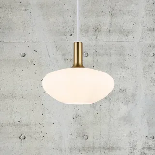 Alton 35 48973001 Luminaire à suspendre E27 60 W opale de Nordlux en Opaalwit, Laiton, Noir – photo produit 3 sur 3