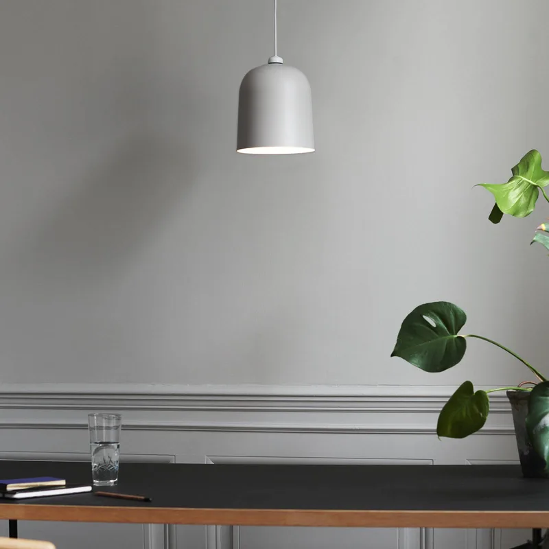DFTP by Nordlux Hänglampa Angle E27, telegrå från Nordlux i Telegrijs, Vit – produktbild 2 av 5