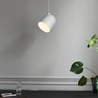 DFTP by Nordlux Hänglampa Angle E27, telegrå från Nordlux i Telegrijs, Vit – produktbild 1 av 5