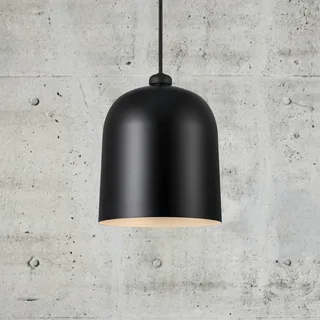 Angle E27 hængelampe, sort fra Nordlux i Sort, Hvid – produktbillede 1 af 5