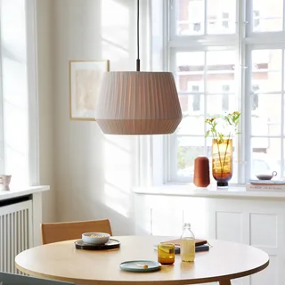 Hanglamp Dicte, handgebonden, Ø 40 cm, amber fra Nordlux i Amber, Sort – produktbillede 2 af 3