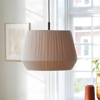 Hanglamp Dicte, handgebonden, Ø 40 cm, amber fra Nordlux i Amber, Sort – produktbillede 1 af 3
