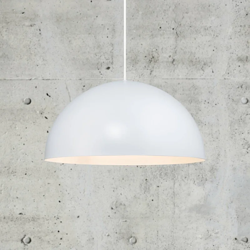 Hängeleuchte Ellen 40 mit Metallschirm, weiß von Nordlux in Weiß – Produktfoto 1 von 2