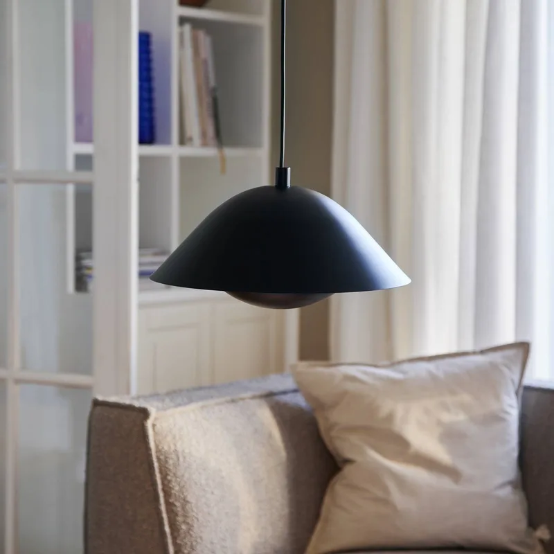 Suspension FREYA 35 métal noir IP20 E27 de Nordlux en Noir – photo produit 1 sur 2