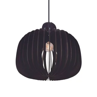 Hanglamp Hazo, Ø 43 cm, hout van Nordlux in Zwart – productfoto 1 van 2