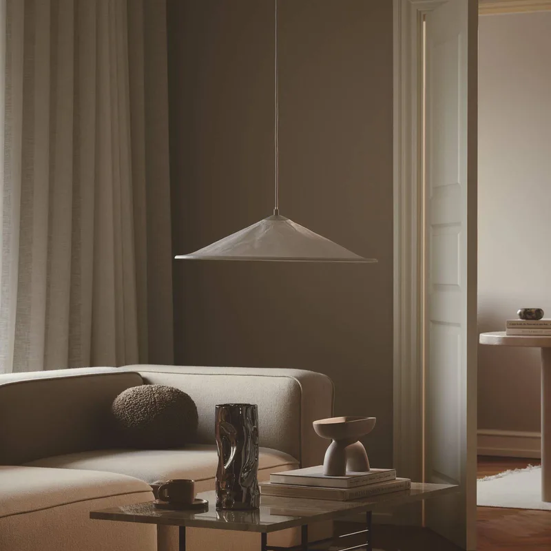 Hanglamp Hill 55, Ø 55 cm, Tyvek de Nordlux en Blanc – photo produit 3 sur 3
