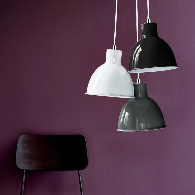 Hänglampa Pop med metallskärm, antracit från Nordlux i Antracit – produktbild 3 av 4