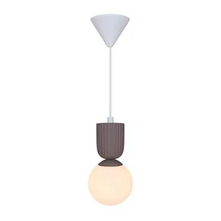 Pendel Sadie, ljusbrun, Ø 15 cm, glas och keramik från Nordlux i Lichtbruin, Opaal – produktbild 2 av 4