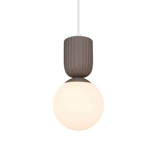 Pendel Sadie, ljusbrun, Ø 15 cm, glas och keramik från Nordlux i Lichtbruin, Opaal – produktbild 1 av 4